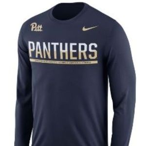 Pitt Panthers Long Sleeve Script Legend Staff Tee